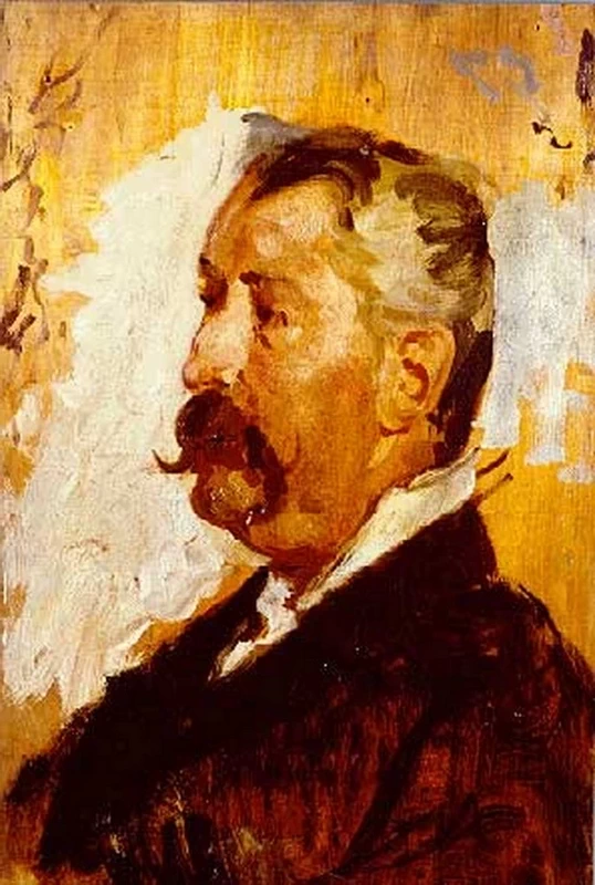 Ritratto del pittore Steffani (bozzetto) - Galleria d’Arte Moderna Paolo e Adele Giannoni, Novara